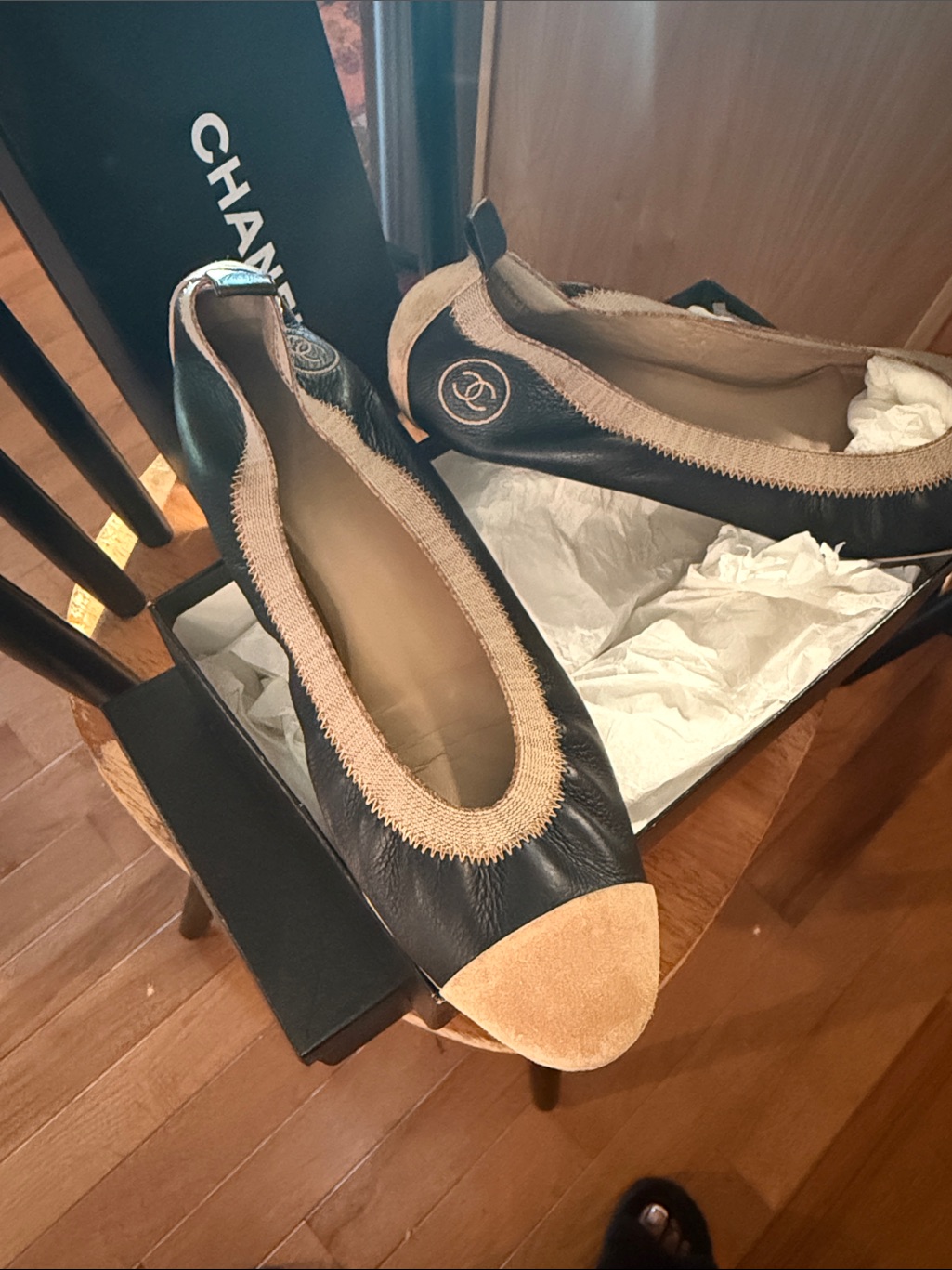 Authentic Chanel Ballerina Shoes